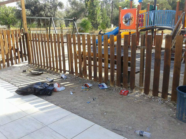 Βανδαλισμός παιδικής χαράς στο Ελληνικό