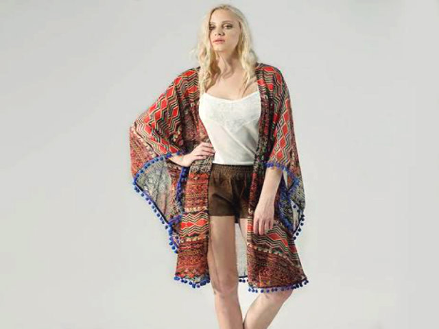 Το boho κιμονό από την Pink Woman