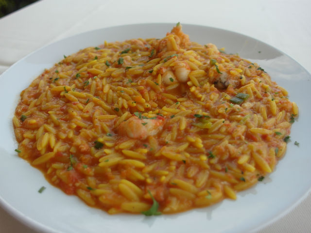 To κριθαρότο με καραβιδόψιχα του Λατίνι