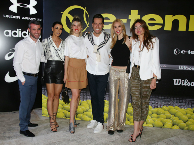 Το λαμπερό opening party του “E-tennis”
