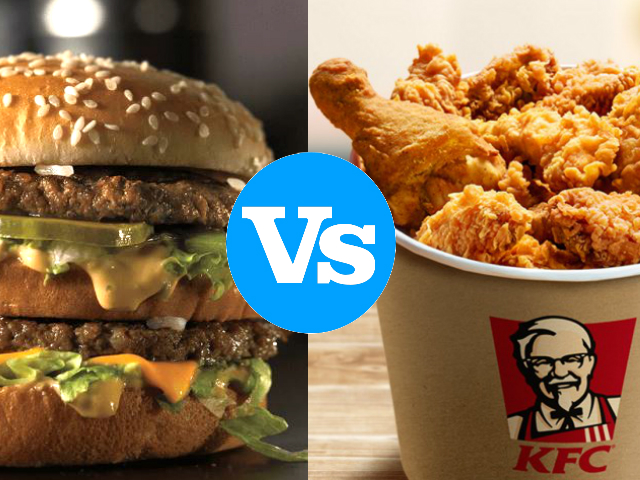 Mc Donald’s vs KFC