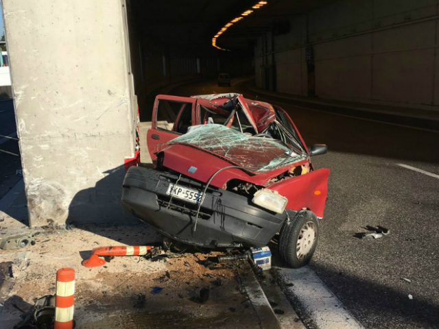 Νεκρή οδηγός στην Αττική οδό, στο ύψος του Υμηττού