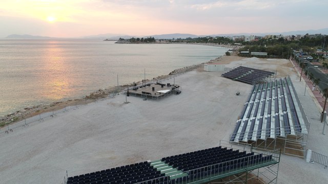 Νέος χώρος εκδηλώσεων στην παραλία Γλυφάδας