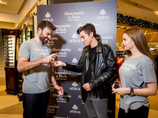 Οι λαμπεροί καλεσμένοι στην παρουσίαση του αρώματος «First Instinct» του Abercrombie & Fitch