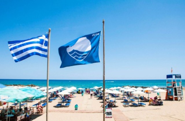 Oι νότιες παραλίες με την Γαλάζια Σημαία