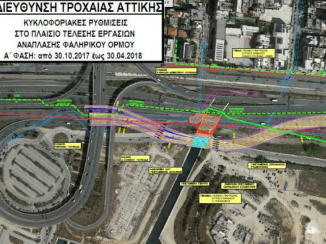 Όλες οι αλλαγές στην κυκλοφορία στην Παραλιακή