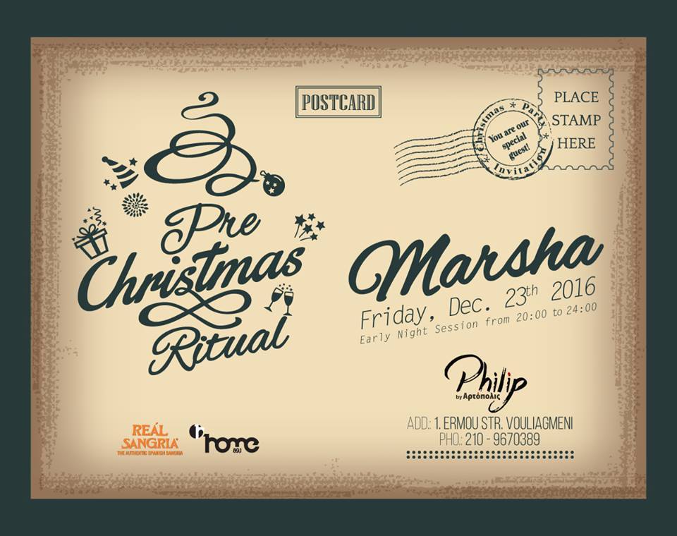 Pre-Xmas Ritual στο Philip της Βουλιαγμένης