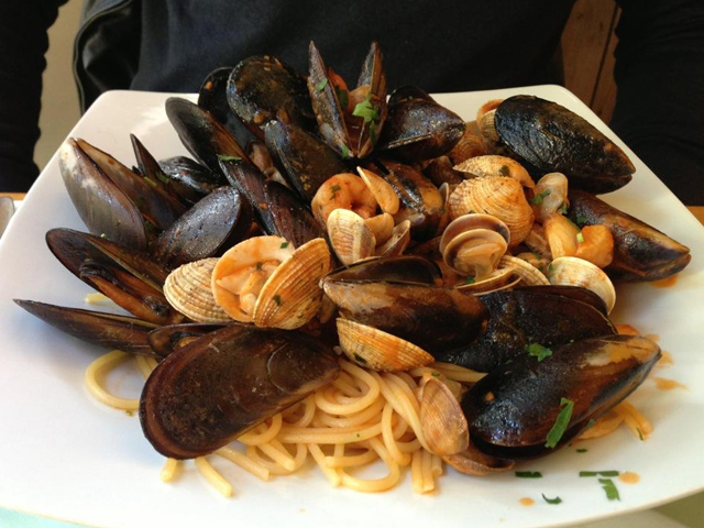 Τα linguine alle vongole στο Vincenzo