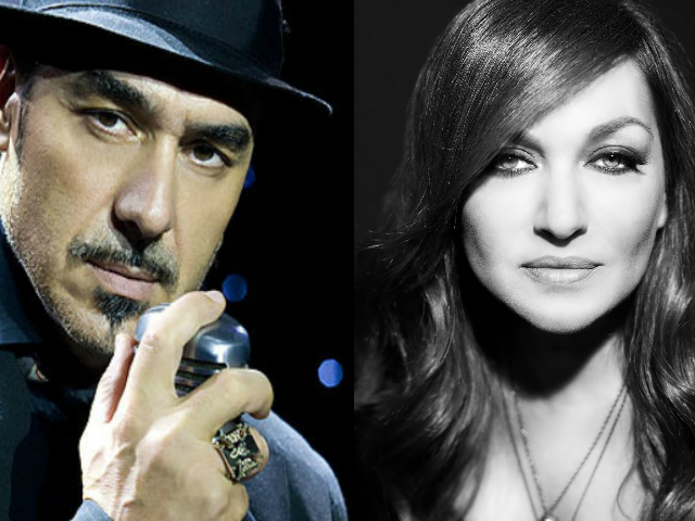 O Nότης Σφακιανάκης και η Καίτη Γαρμπή μαζί στη σκηνή