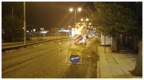 Ασφαλτόστρωση της λεωφόρου Αλίμου