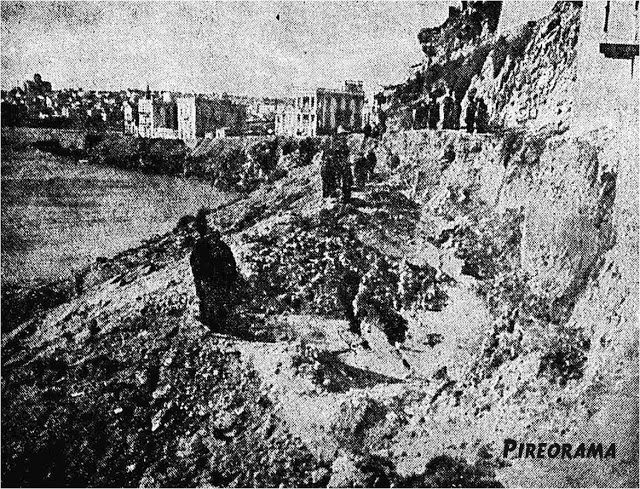 Η κατολίσθηση τμήματος της ακτής της Καστέλλας το 1930