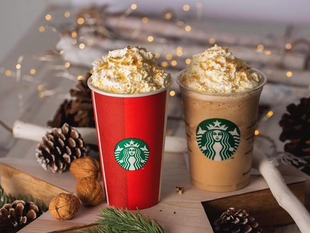 Τα Starbucks μοιράζονται τη μαγεία των Χριστουγέννων με εορταστικές προσφορές