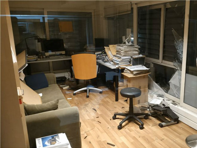 Έκρηξη στο τηλεοπτικό σταθμό ΣΚΑΙ