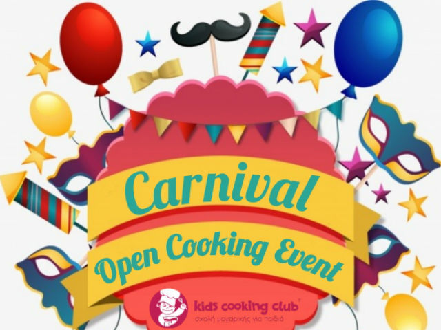 Carnival Open Cooking Event στο Kids Cooking club