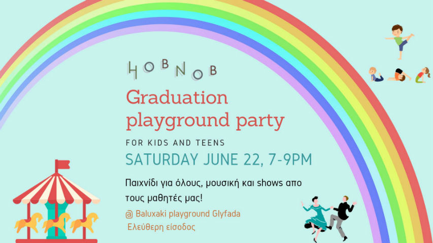Hobnob playground party for kids & teens