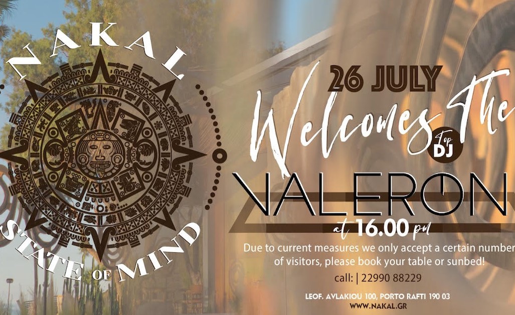 NAKAL-State of Mind: Υποδέχεται στα decks τον Dj Valeron