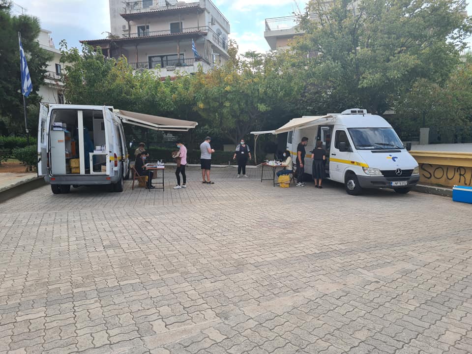 Δωρεάν rapid test στο Ελληνικό σήμερα και αύριο Πέμπτη 5/11