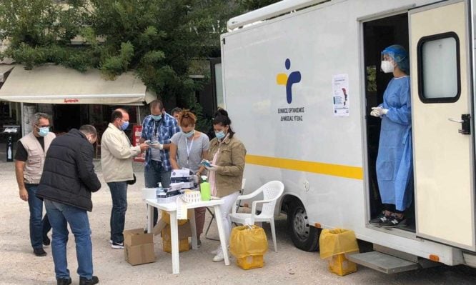 Πού θα γίνονται δωρεάν rapid test στα νότια προάστια την Τρίτη 3/5