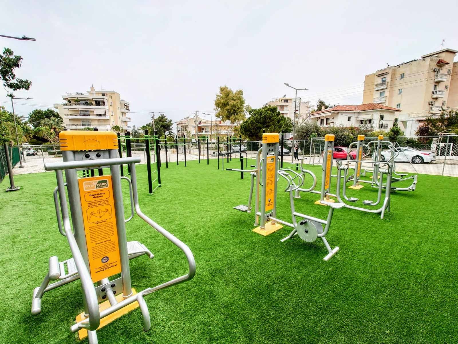 Καινούργιο υπαίθριο γυμναστήριο στην Άνω Γλυφάδα [ΕΙΚΟΝΕΣ]