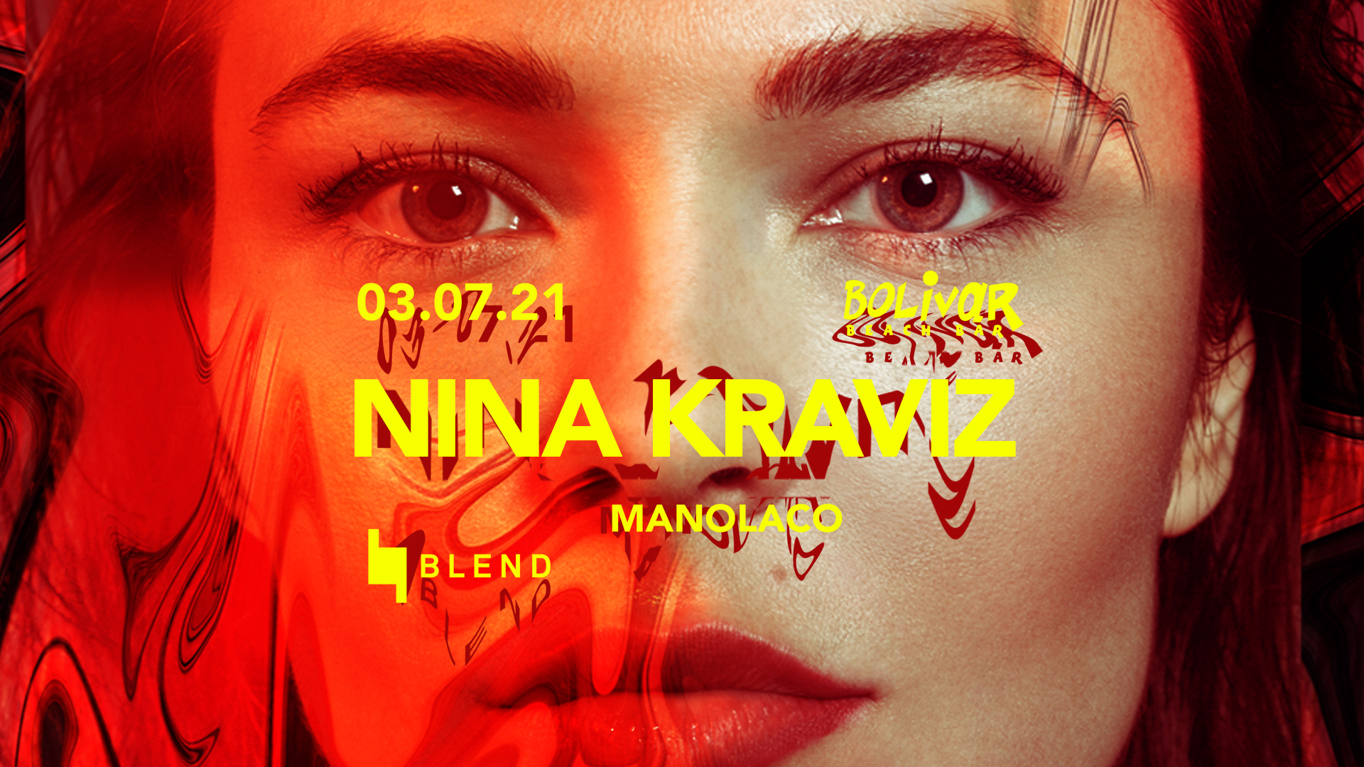 Blend with Nina Kraviz: Σάββατο 3 Ιουλίου στο Bolivar