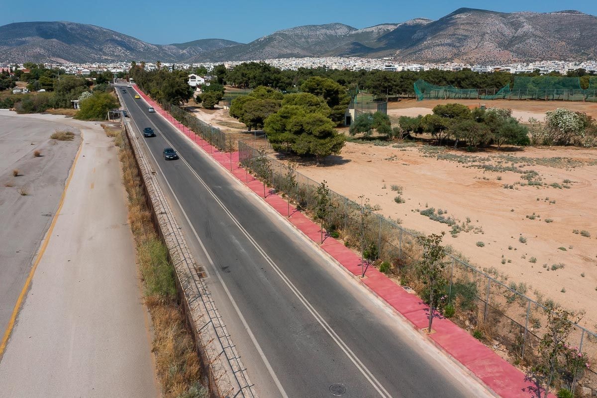 Γλυφάδα: Καινούργιος πεζόδρομος κάτω από το Γκολφ