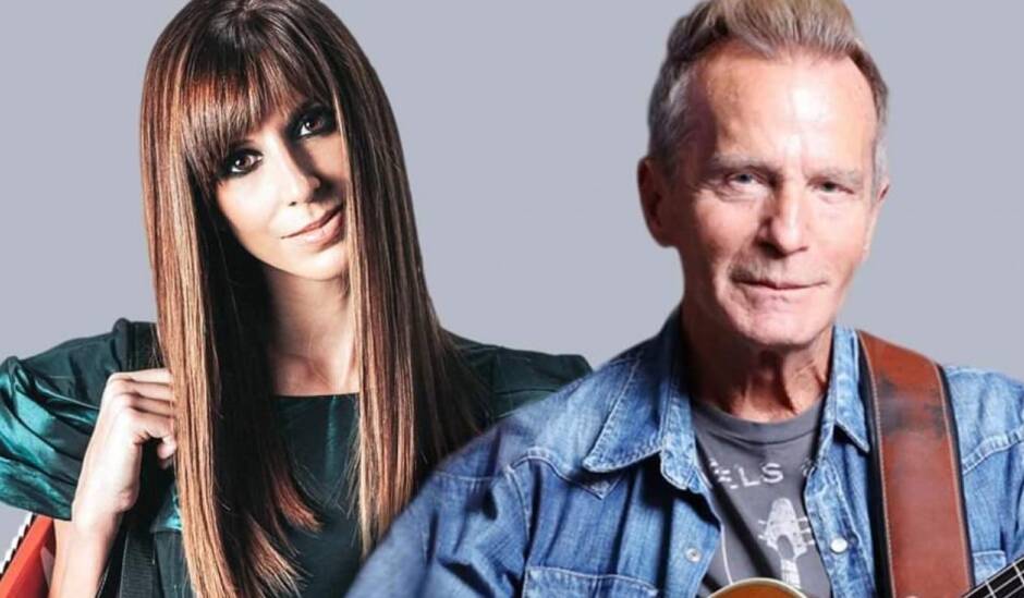 Ο Βαγγέλης Γερμανός και η Μιρέλα Πάχου στο Άλσος Νέας Σμύρνης