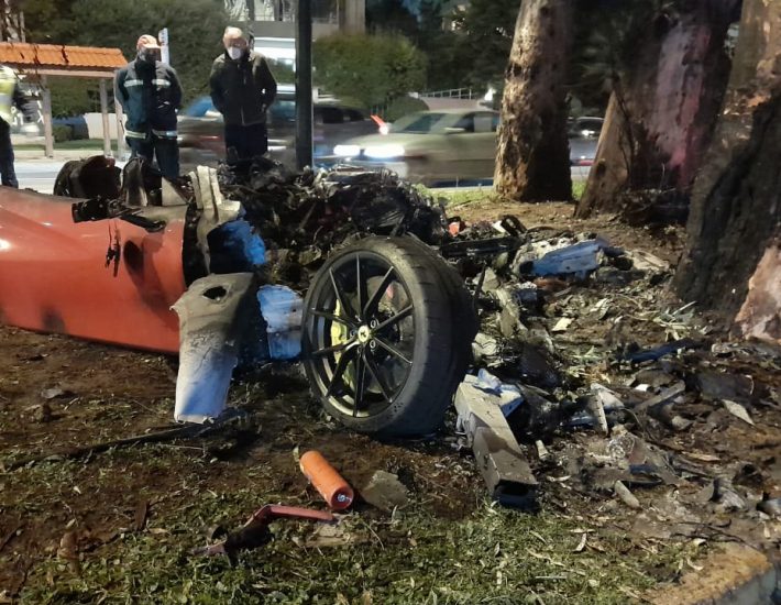 Δυστύχημα με Ferrari: «Ήταν σαν να γινόταν σεισμός», λέει αυτόπτης μάρτυρας