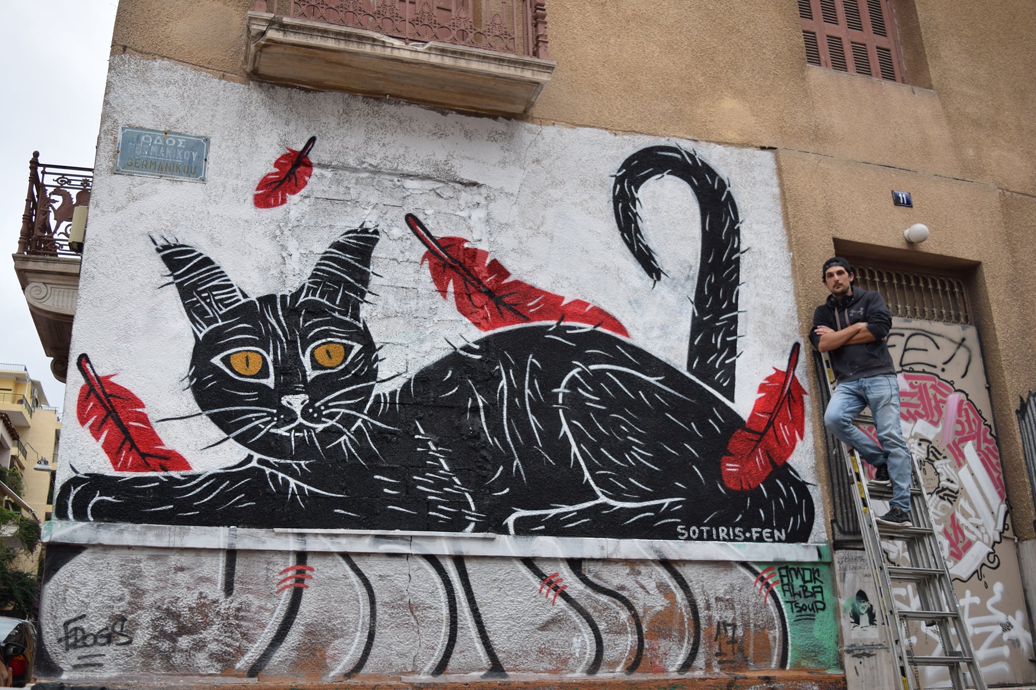 Σωτήρης Fen γκράφιτι