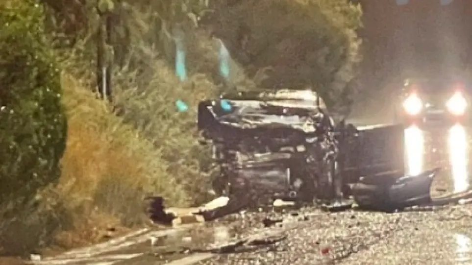 Σοκαριστικό τροχαίο στη λεωφόρο Αθηνών-Σουνίου