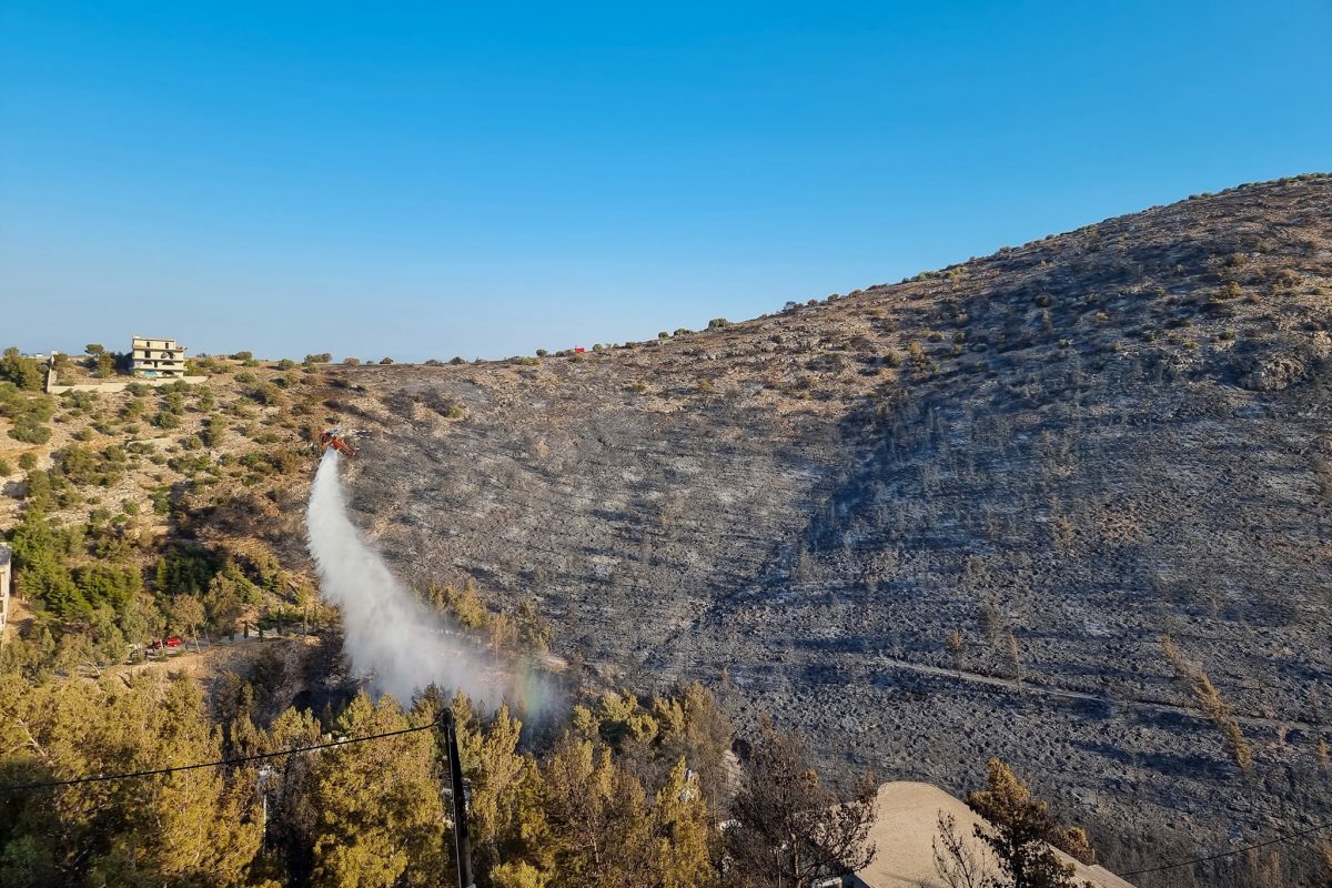 Copernicus – Φωτιά στη Βούλα: Κάηκαν 4.322 στρέμματα, τα 3.000 ήταν από αναδασώσεις από το 1970