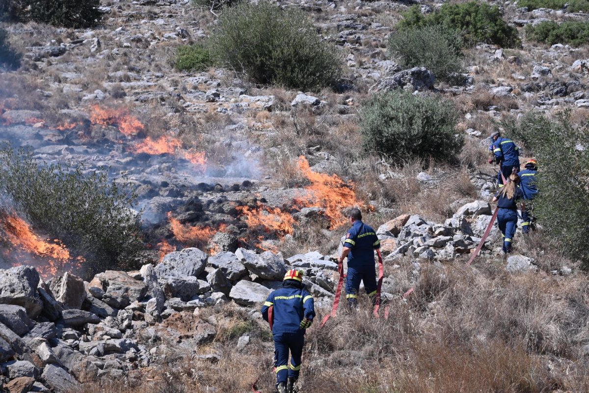 Φωτιά ξέσπασε στην Άνω Γλυφάδα