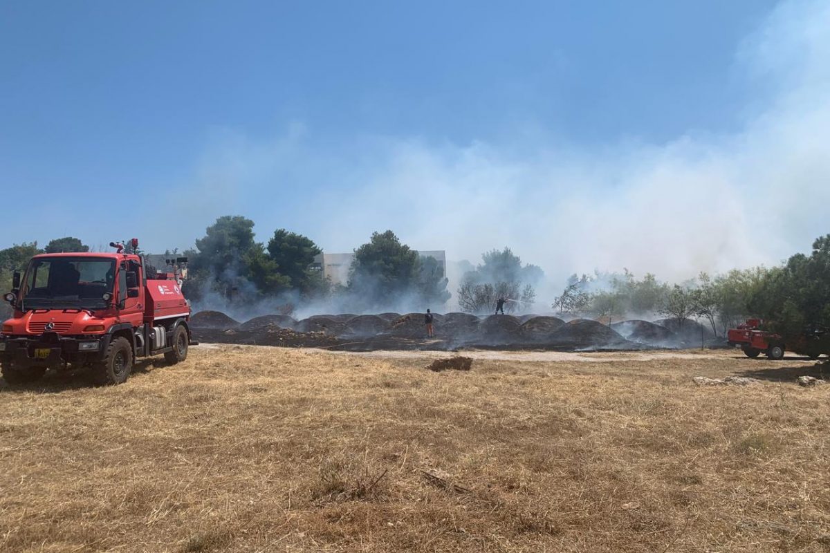 Φωτιά σε οικόπεδο στη Βούλα
