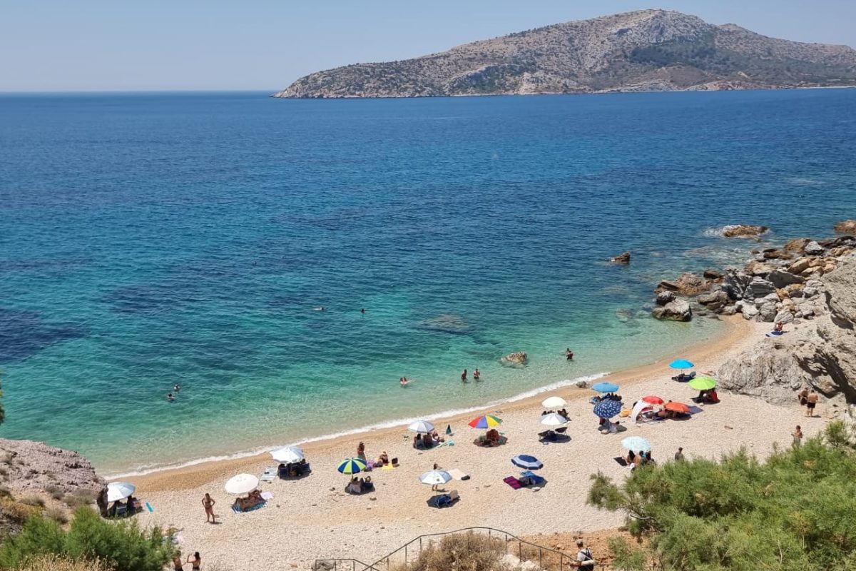 KAPE beach (Sounion): Maybe the most beautiful beach in Athens