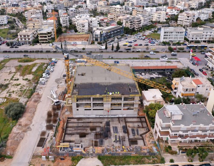 Η εξέλιξη των κτιρίων που θα φιλοξενήσουν Μασούτη και Max Stores στη Γλυφάδα