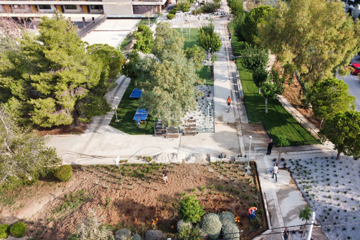 Πώς εξελίσσονται οι εργασίες της ανάπλασης της κάτω Ηλιούπολης [ΕΙΚΟΝΕΣ]