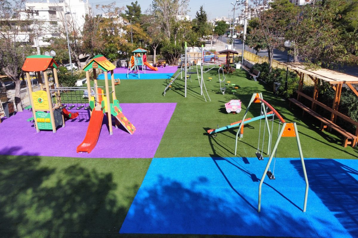 Δήμος Ηλιούπολης: Ανακατασκευάστηκε η παιδική χαρά της οδού Εθνάρχου Μακαρίου