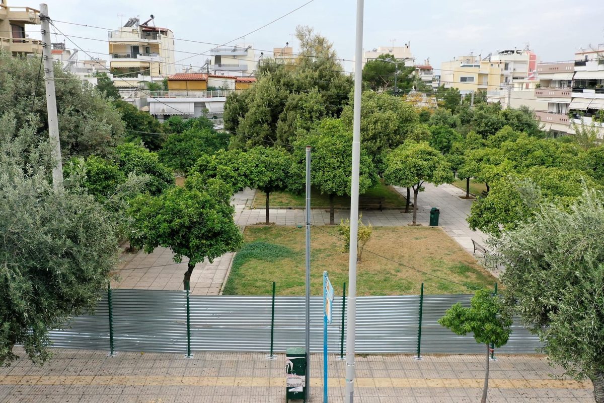 Ελληνικό: Ξεκίνησαν οι εργασίες για την ανάπλαση της πλατείας Μεσολογγίου