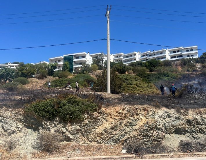 Υπό έλεγχο η φωτιά στη Σαρωνίδα