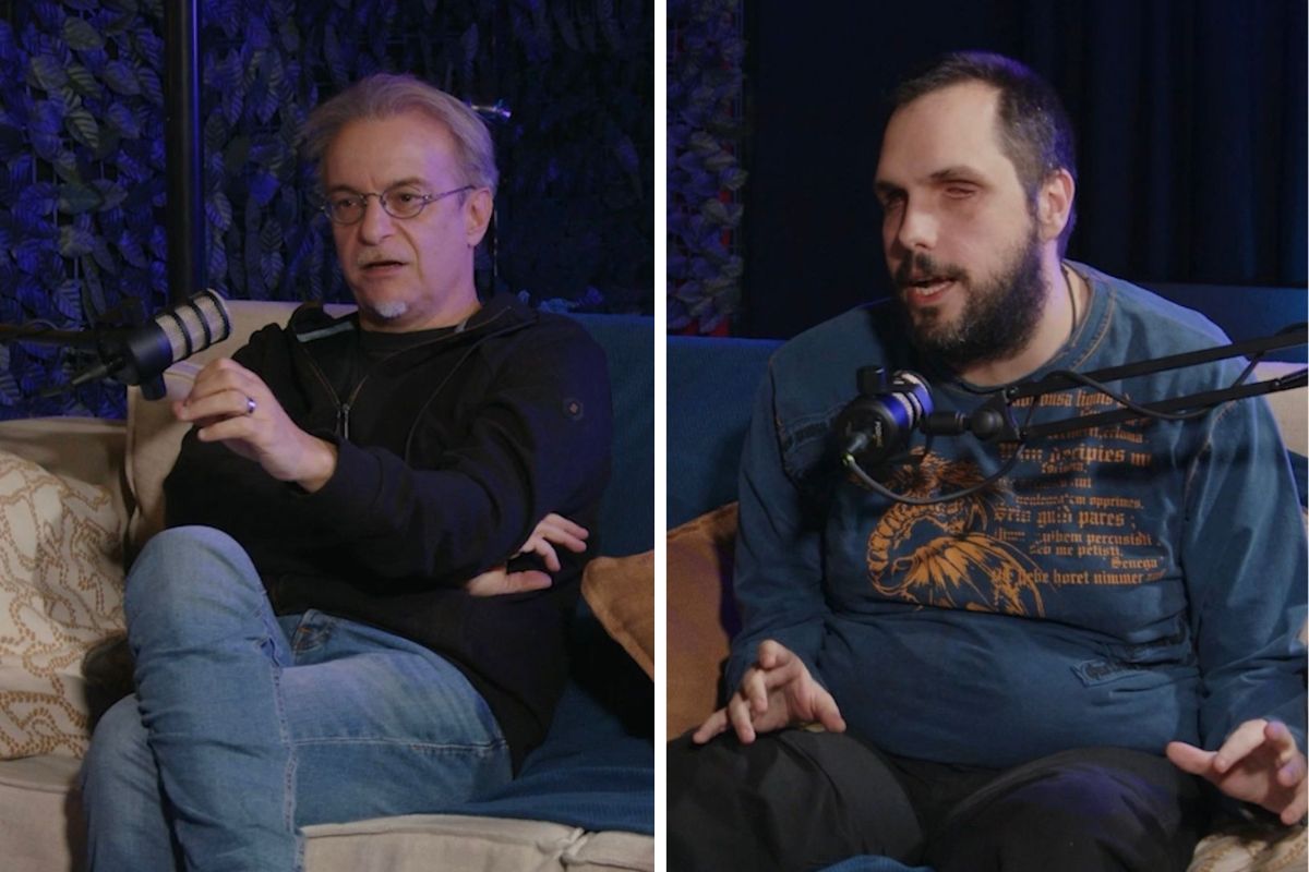 Ο Μίλτος Πασχαλίδης και ο Θοδωρής Τσάτσος στους “Χωρίς Παπούτσια”