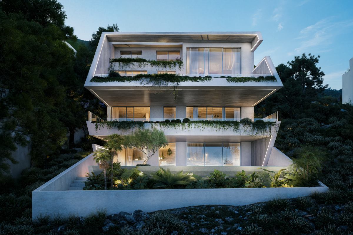 The Hive Architects: Μια σύγχρονη πολυκατοικία με αίσθηση κίνησης και ενότητας στη Βούλα